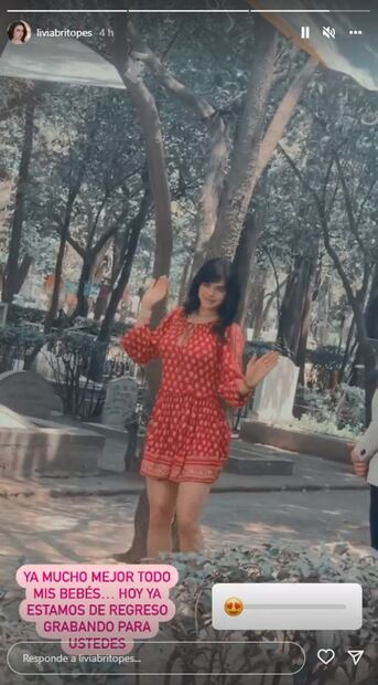 Tras hospitalización, Livia Brito retoma grabaciones de telenovela