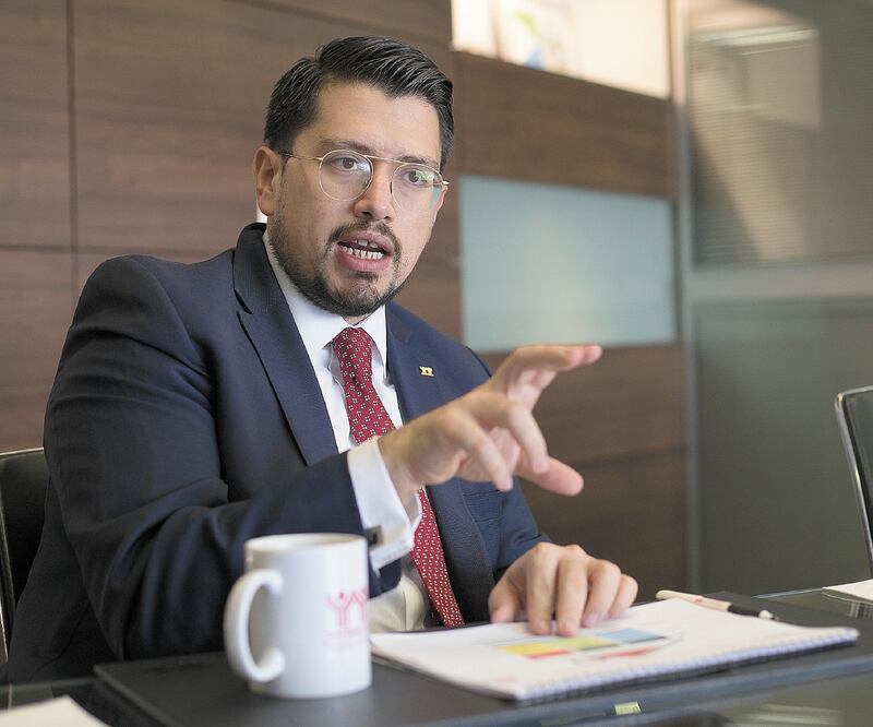 Carlos Martínez Velázquez, director general del Infonavit, considera que un éxito para el instituto es lograr la reestructuración de créditos. ARCHIVO EL UNIVERSAL