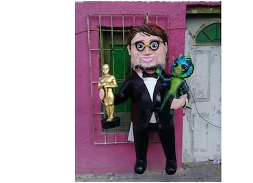Guillermo del Toro y su Oscar ya tienen piñata en Tamaulipas