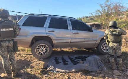 Operativos en Sinaloa; decomisan vehículos, armas y explosivos