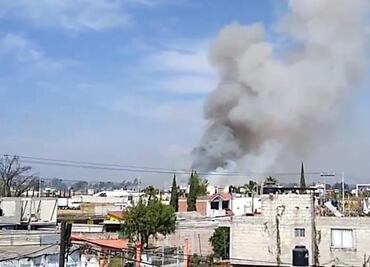 Reportan explosión en Zumpango; hay un muerto y un herido