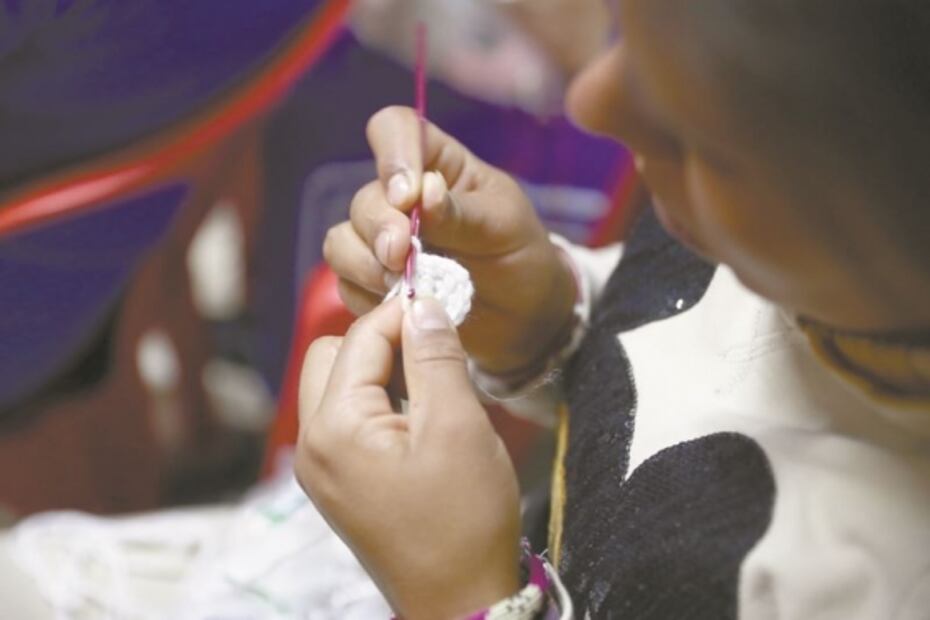 Tejer para sobrevivir en la prisión 