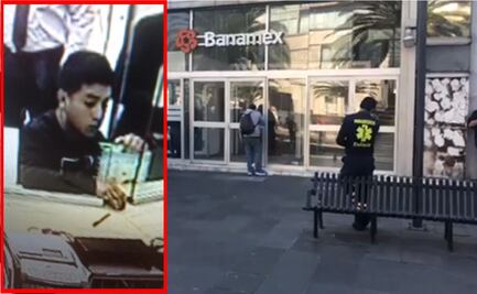 Con nota intimidatoria, asaltan Banamex de avenida Juárez
