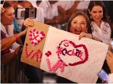 Sheinbaum es malagradecida con AMLO al decir que llegó al poder por ambición personal: Xóchitl Gálvez