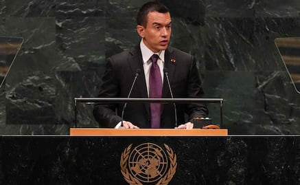 Noboa propone mecanismo internacional para rastrear fondos del crimen organizado; plantea reforzar intercambio de información