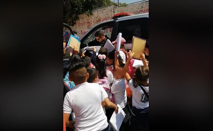 Policía de Guanajuato motiva a estudiantes de primaria a “echarle ganas”