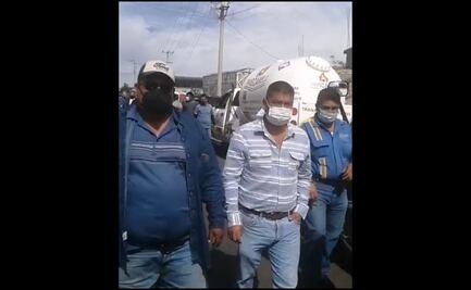 Gaseros de Hidalgo realizan paro de labores contra regulación de precios