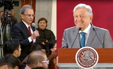 "Gracias a usted regresé": El día que Nino Canún apareció en la mañanera tras veto de Enrique Peña Nieto