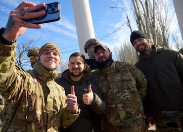 Volodimir Zelensky declara el principio del fin de la guerra en la liberada Khersón