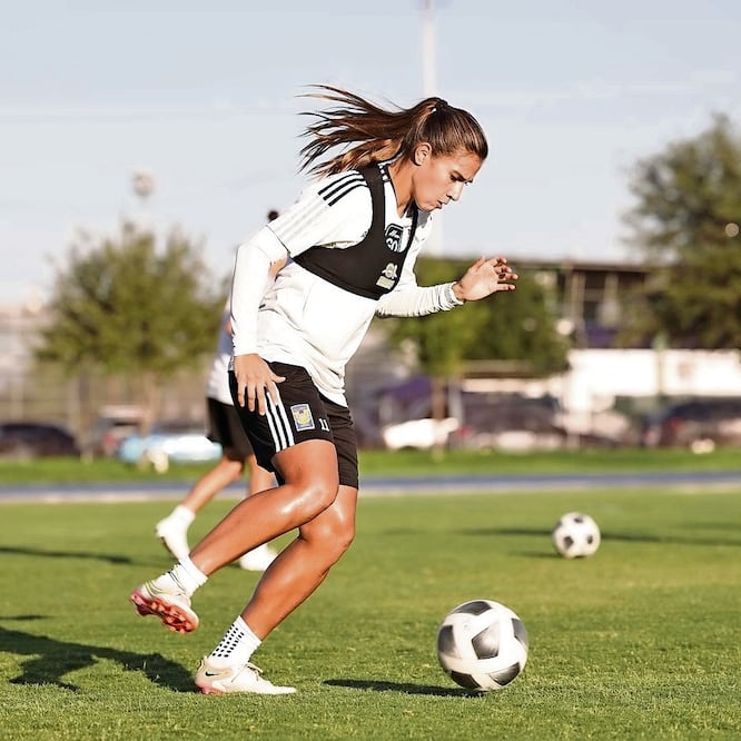 Como futbolista, se dice autocrítica y realista. Foto: Instagram
