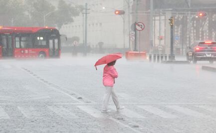 Activan alerta amarilla por lluvias fuertes y caída de granizo en 9 alcaldías de CDMX; se prevén precipitaciones de hasta 29 milímetros