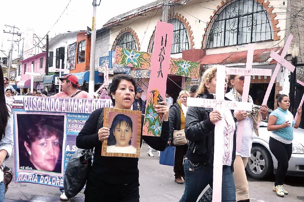 Familiares de mujeres asesinadas o que han desaparecido claman justicia en diversos municipios mexiquenses (ARCHIVO EL UNIVERSAL)