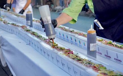 Mazatlán rompe el Récord Guinness del sashimi más largo del mundo