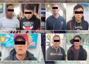 En motos y con armas entre 7 asaltan a una joven en la GAM ; SSC los atrapa