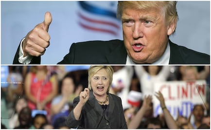Clinton y Trump, en empate técnico, revela sondeo
