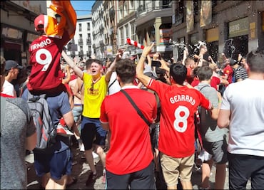 Madrid vive una fiesta previo a la final de la Champions League