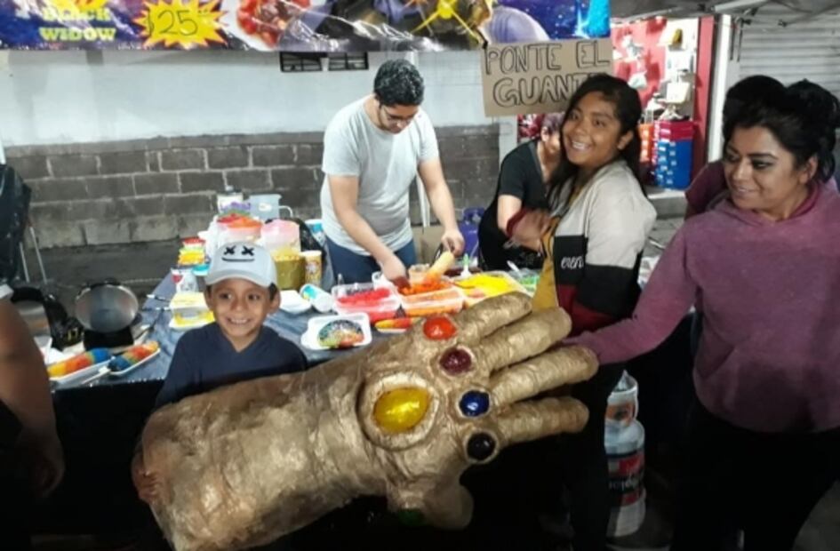 Crean elote inspirado en Avengers: el "Elothanos"