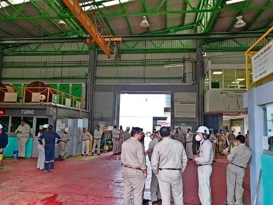 Para este año, el porcentaje de ocupación de las refinerías de Pemex se encuentra en 51% Foto: Archivo El Universal