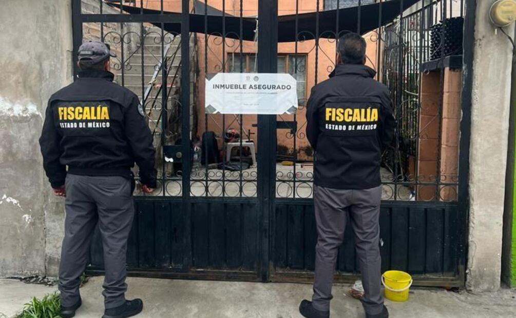 El agente del Ministerio Público solicitó a un juez una orden de cateo, la cual otorgó y se efectuó en un inmueble de la calle Zanates, comunidad ecatepense. Foto: Especial