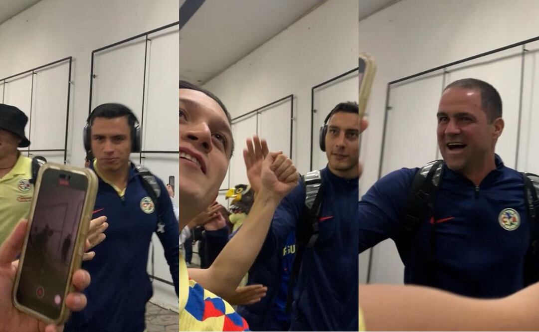 América vs Tigres: Abonados americanistas reciben entre ovaciones a las Águilas FOTO: EDGAR ENRÍQUEZ - EL UNIVERSAL