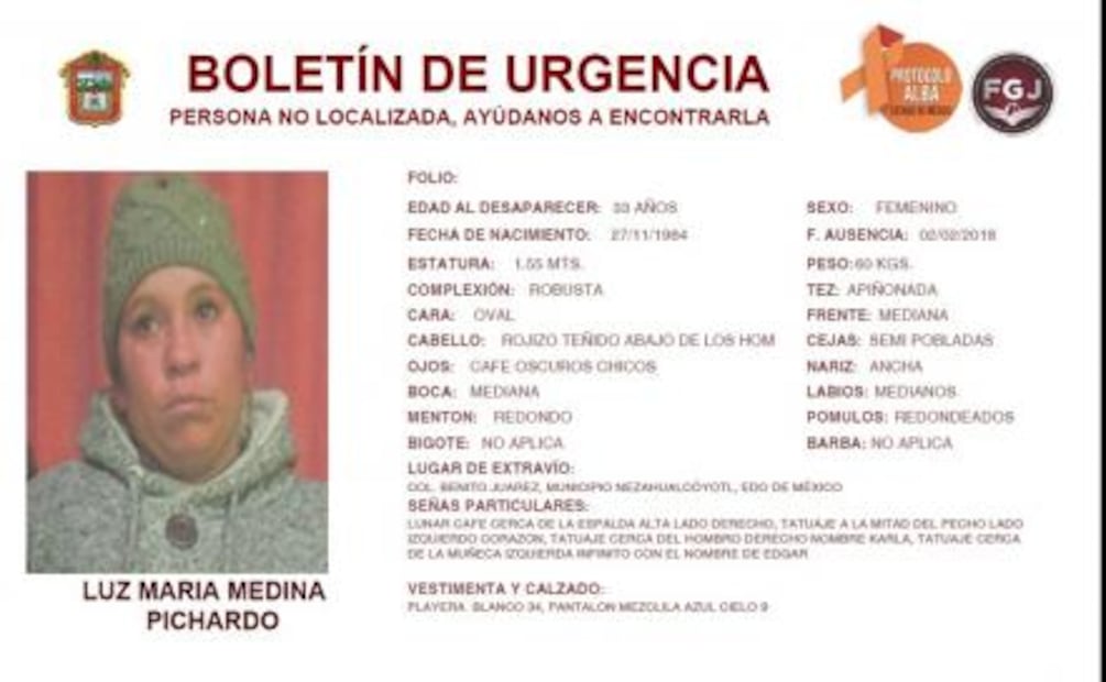 Alertan por desaparición de tía de la niña de las "calcetitas rojas"