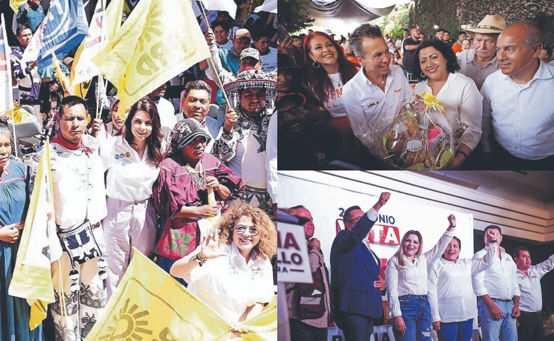 En una reunión con el pueblo wixárika, Laura Haro acusó a Morena de presionar a los votantes. Claudia Delgadillo anunció el fin del programa Recrea,
emblema. Pablo Lemus está  se compromete a  las escuelas de tiempo completo.