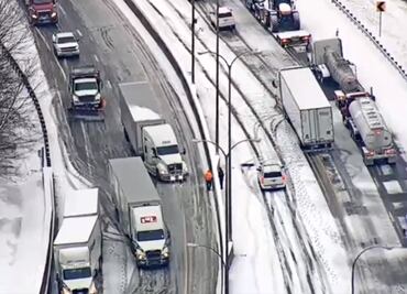 Tormenta invernal amenaza costa este de EU, en pleno regreso de vacaciones