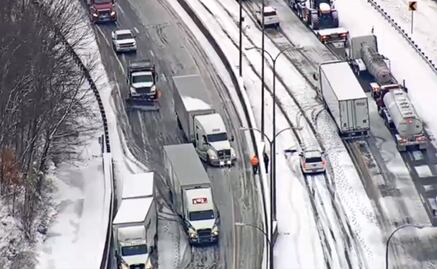 Tormenta invernal amenaza costa este de EU, en pleno regreso de vacaciones