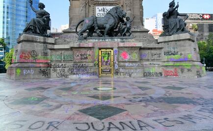 Cierre del Ángel es por restauración, no por grafitis: Secretario de Cultura 