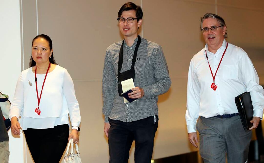 Sigley llegó a Beijing esta mañana y le dijo a los periodistas que se sentía "muy bien" (Foto: AP)