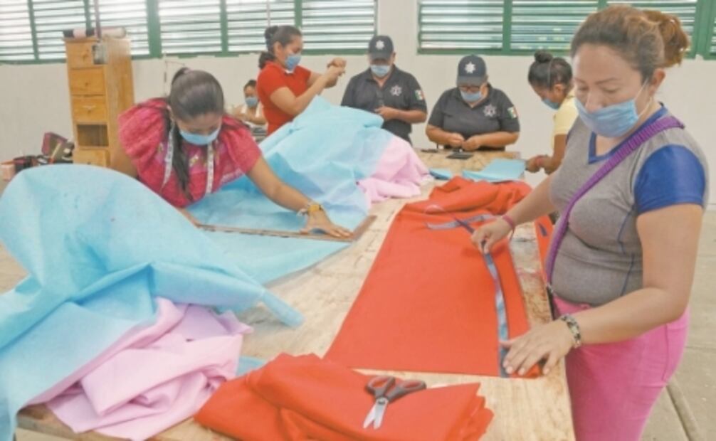 Solidarios. Desde el penal dan batalla al virus