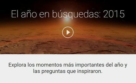 Lo más buscado de 2015 en Google