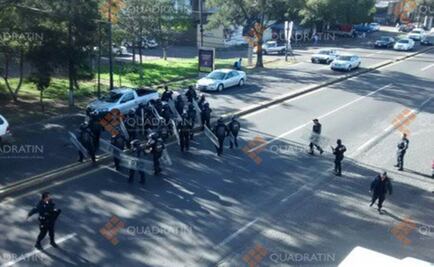 Alistan operativo por normalistas en Pátzcuaro