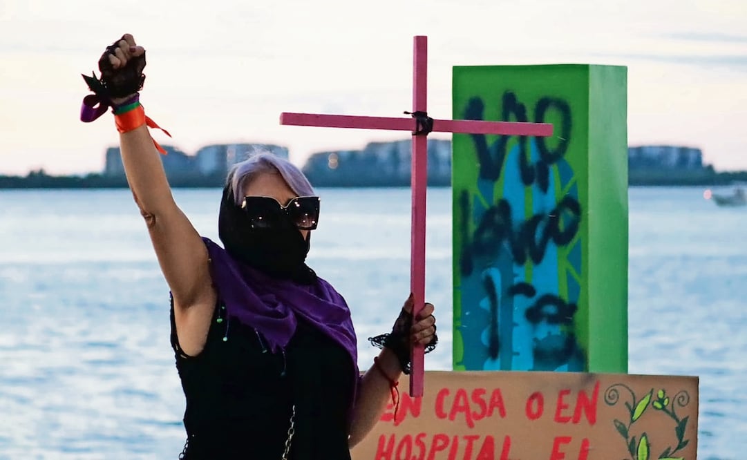 Asamblea Feminista de BCS Foto: Especial