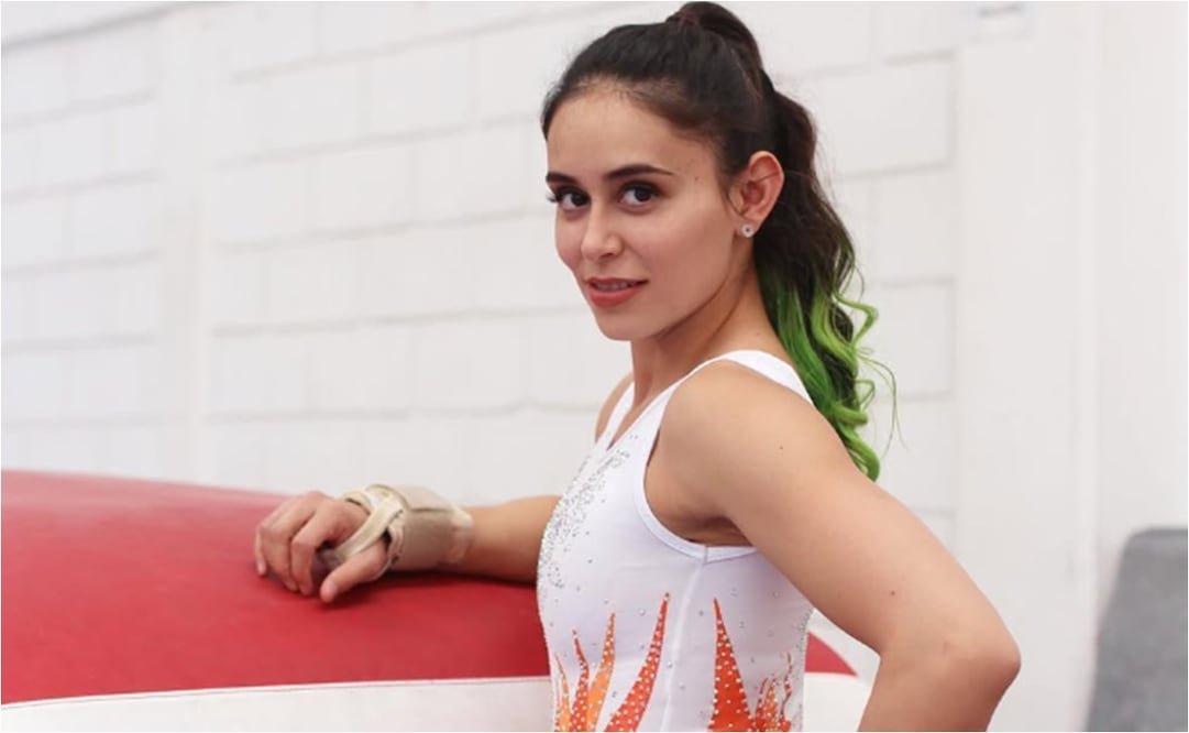 FOTO: ESPECIAL - ¿Quién es Elsa García? la gimnasta mexicana que lanzó la bandera de México al suelo
