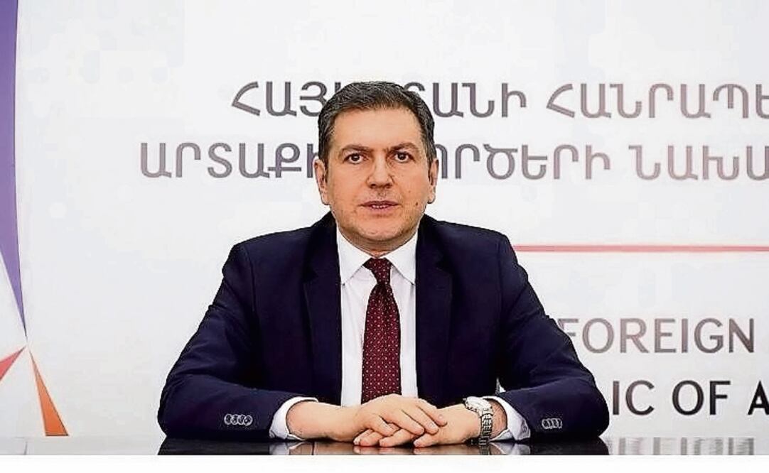 Paruyr Hovhannisyan, viceministro de relaciones exteriores de Armenia. Foto: Especial