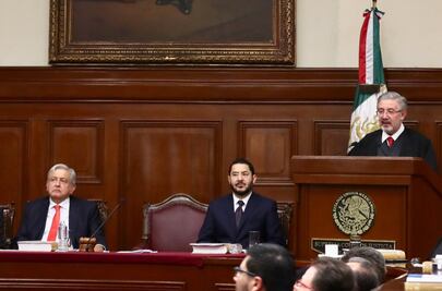 Rinde ministro presidente de la Corte informe 