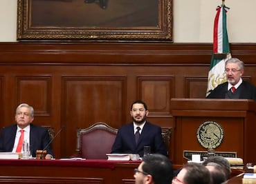 Rinde ministro presidente de la Corte informe