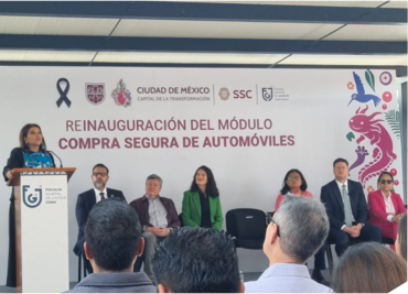 Reinauguran módulo de compra segura de autos en Iztapalapa