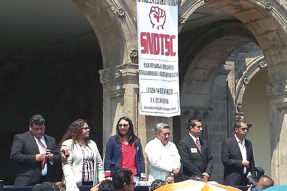 Durante la asamblea se eligió al comité ejecutivo colegiado (CORTESÍA SNDTSC)