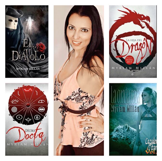 Myriam Millán vendió 900 ejemplares de sus tres primeras novelas autopublicadas en 2015 (CORTESÍA MYRIAM MILLÁN)
