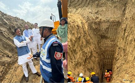 Muere niño atrapado en pozo de tras 40 horas de intento de rescate en India
