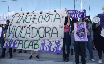 Protestan contra agentes de vialidad acusados de violación en Chihuahua; retiran a 25 elementos