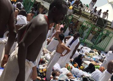 Reportan 453 muertos por estampida en La Meca