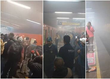 VIDEO: Captan humo en estación Centro Médico de Línea 3 del Metro