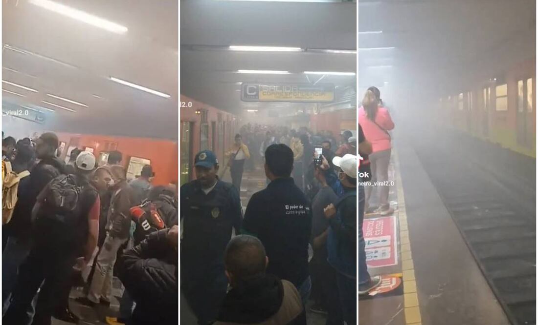 Humo en Centro Médico. Foto: @viral_metro