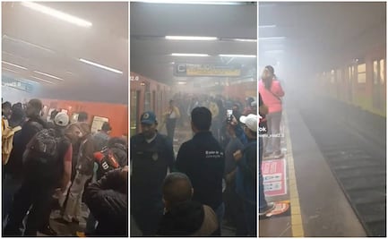 VIDEO: Captan humo en estación Centro Médico de Línea 3 del Metro