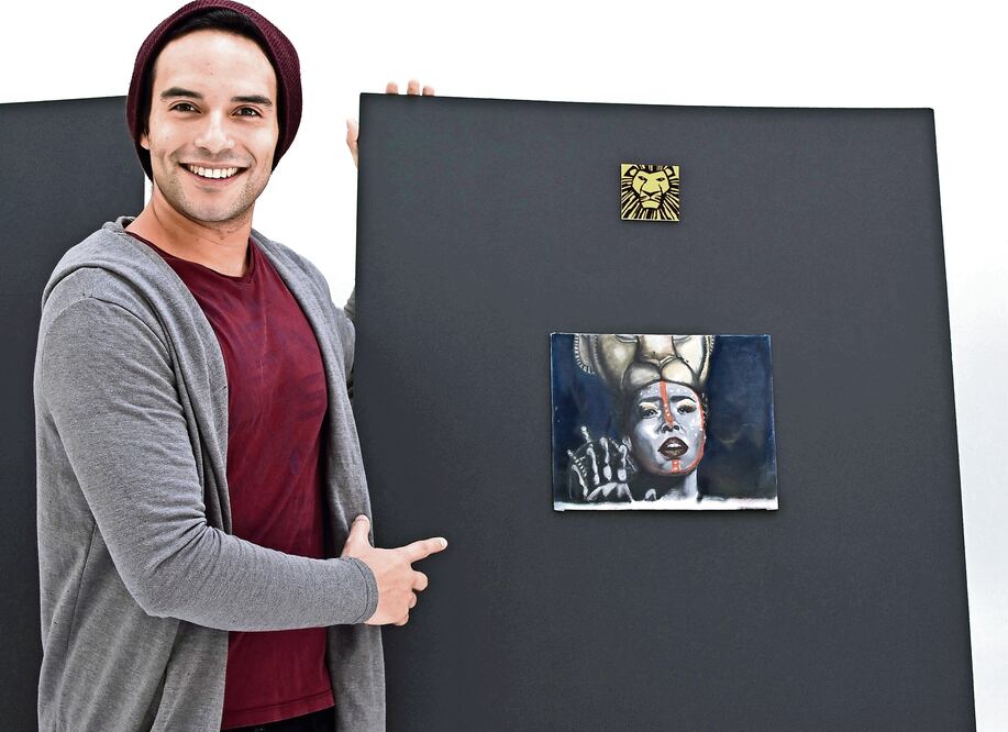 El óleo ganador retrata a Nala, personaje que interpreta Fela Domínguez (OBTURADOR MX)