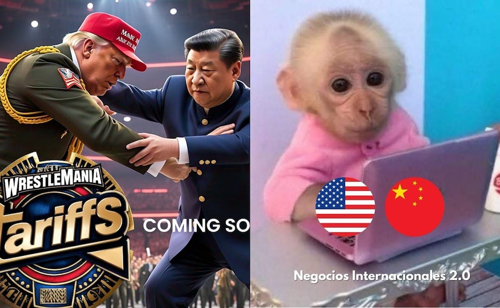 Los mejores memes que dejó los nuevos aranceles de EU a China. Foto: Redes sociales