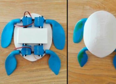 Diseñan robot tortuga para mejorar la producción de acuicultura